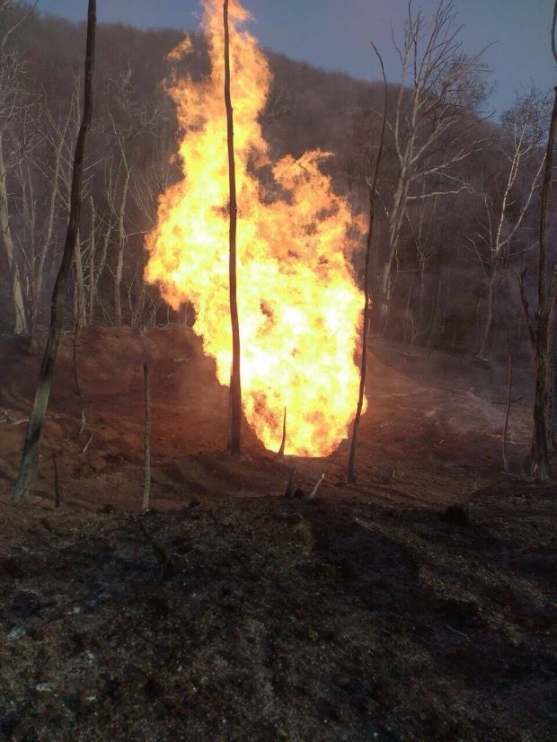 На Закарпатье взорвался трубопровод, поставляющий российский газ в ЕС