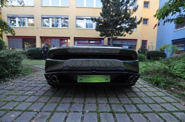 Print Tech показали хромовый вариант Lamborghini Huracan