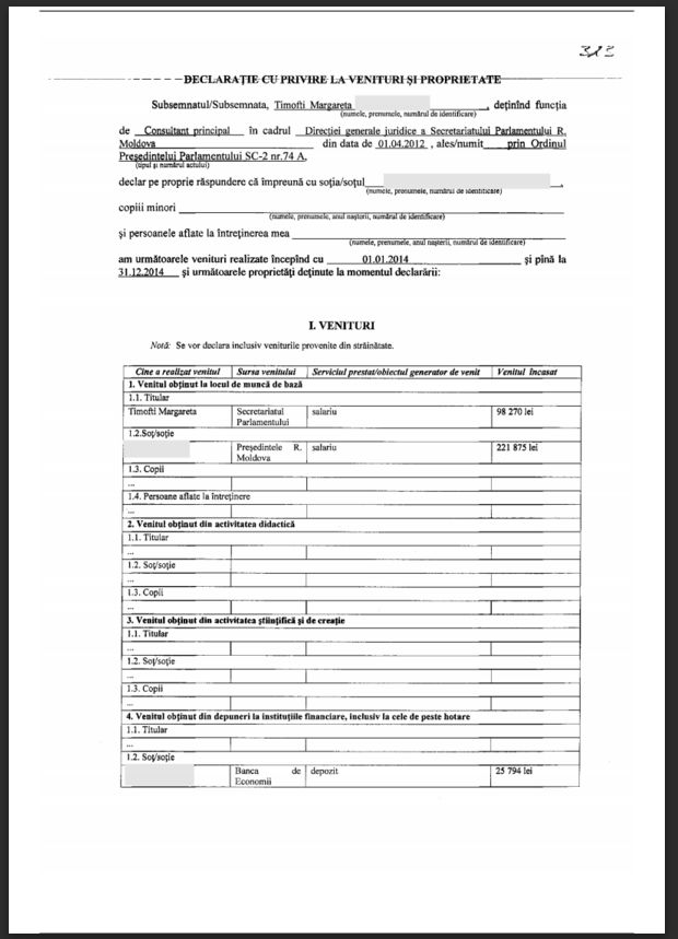 Averea lui Timofti. Din ce face bani preşedintele, pe lângă salariul de şef de stat