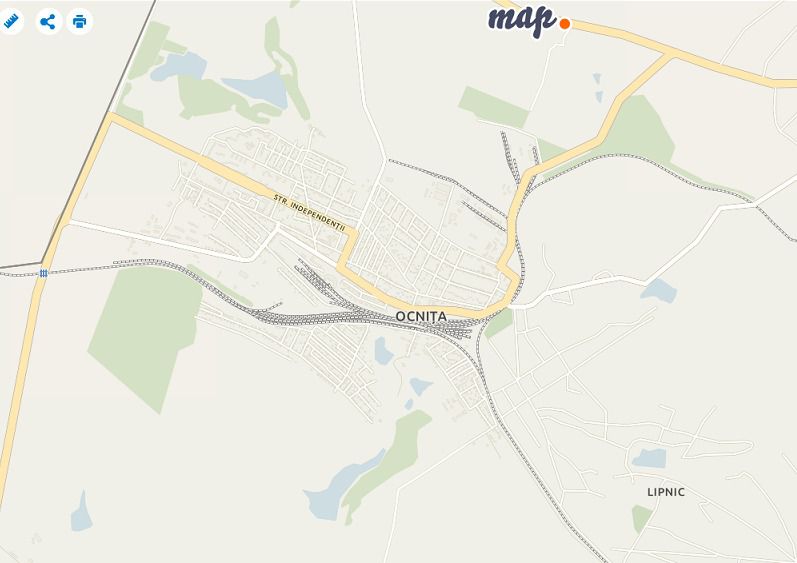 Oraşul Ocnița pe Point Map
