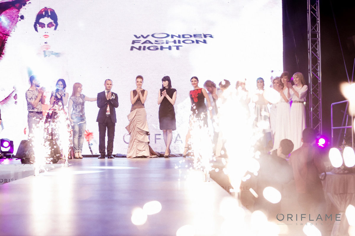 Компания Oriflame организовала первое fashion-show под открытым небом Wonder fashion night