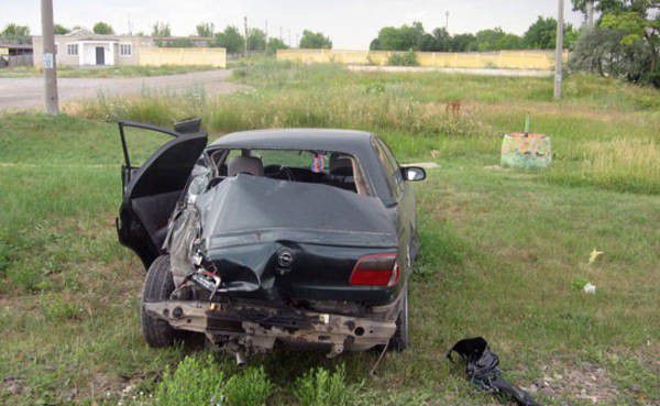 В Тирасполе автомобиль столкнулся с тепловозом