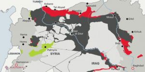 Această hartă arată cât teritoriu a pierdut ISIS de anul trecut