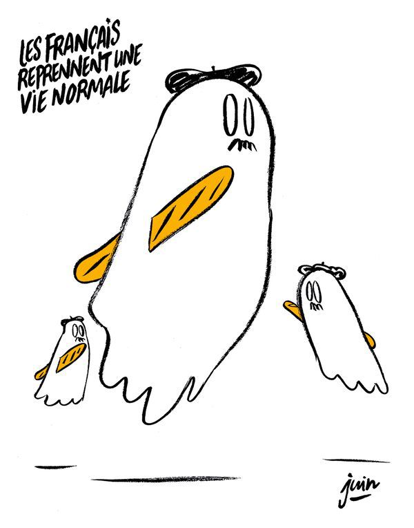 Charlie Hebdo опубликовал карикатуру на теракты в Париже