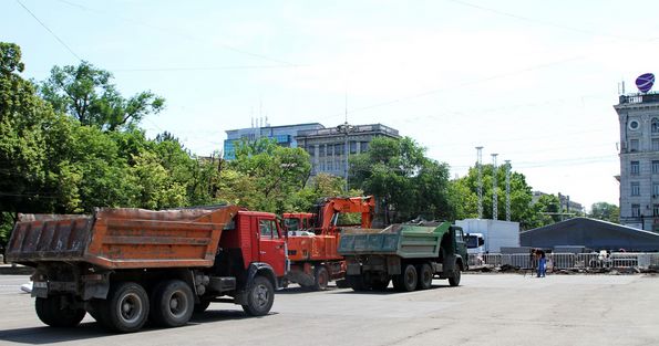На столичном проспекте Штефана чел Маре начались ремонтные работы