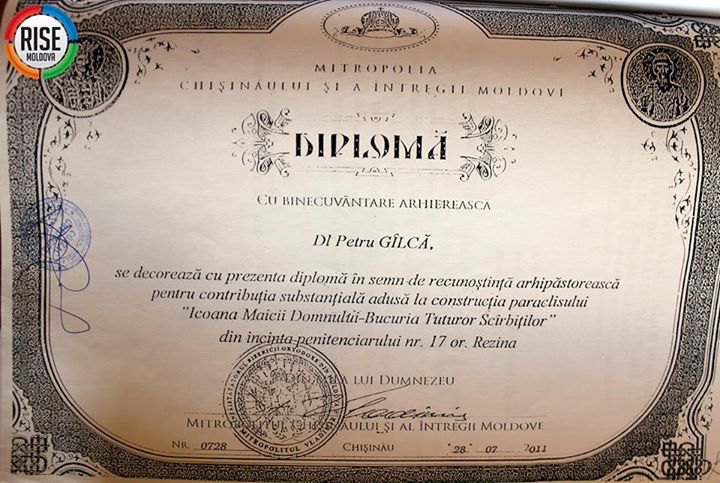 „Hoţ în lege” cu rang de ctitor