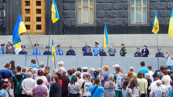 Митинг в поддержку Народной рады Бессарабии состоялся у стен Верховной рады