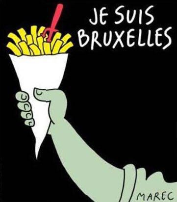 #JeSuisBrussels: интернет-пользователи поддержали жителей Брюсселя