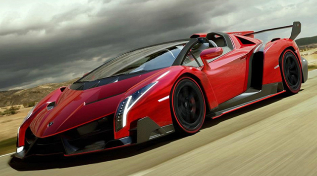 Первые фотографии родстера Lamborghini Veneno