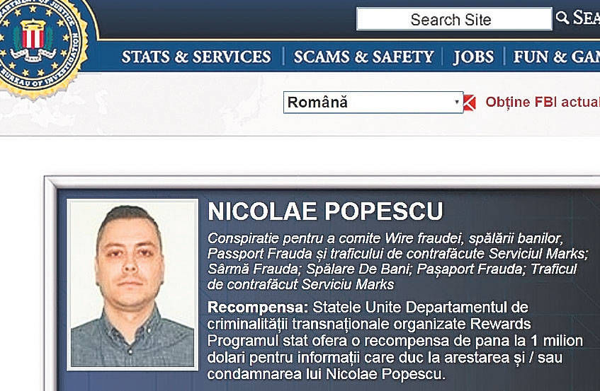 Un român, al doilea cel mai căutat infractor din lume