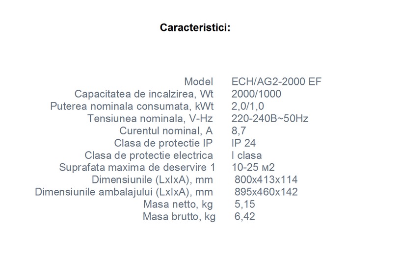 Convectoarele electrice ELECTROLUX din seria AIRGATE-2 cu un nou sistem de filtratie al aerului