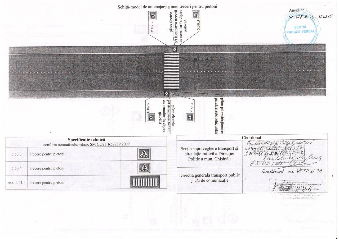 Iată cum vor arăta noile treceri de pietoni