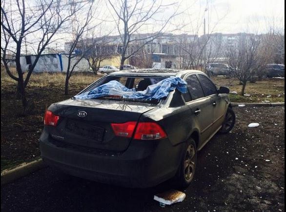 В Донецке снаряд попал в больницу, есть жертвы