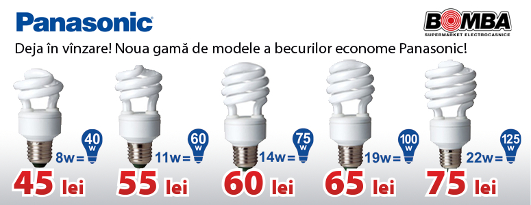 Bomba: reduceţi până la 80% cheltuielile pentru consumul de energie