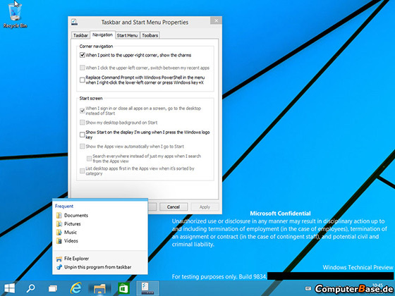 В Сеть утекли снимки экрана будущей Windows 9