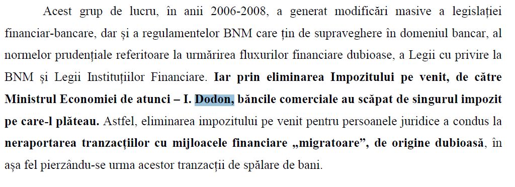 Raport PL: Dodon şi Greceanîi, figuri cheie în provocarea crizei din sistemul bancar