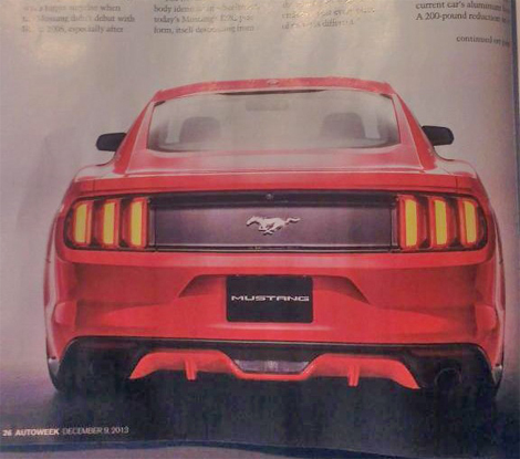 В Сеть попали фотографии Ford Mustang нового поколения