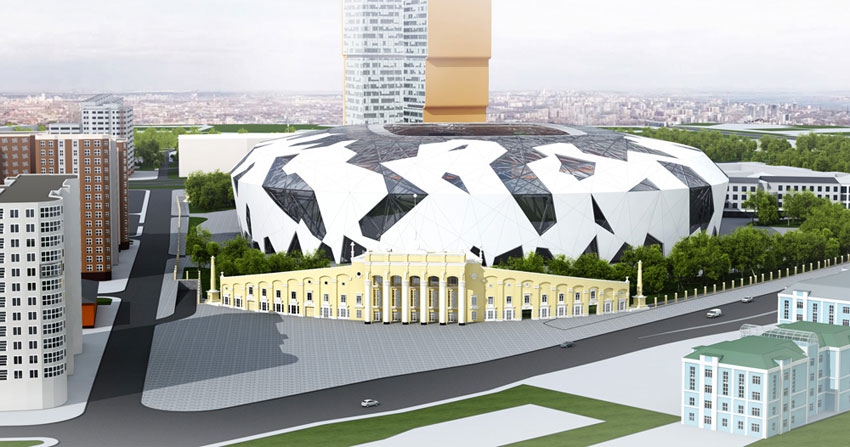 Фото стадионов к ЧМ-2018 строящихся в России