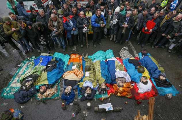 Жертвами беспорядков на Украине стали 75 человек