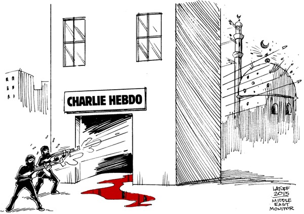 Душераздирающие карикатуры появились в Сети после убийства сотрудников Charlie Hebdo