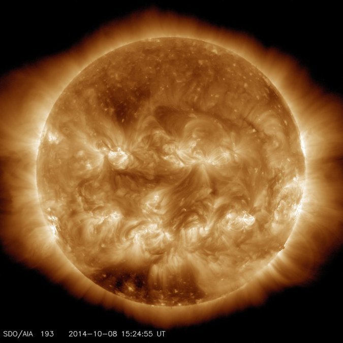 NASA опубликовало «хэлоуинские» фотографии Солнца
