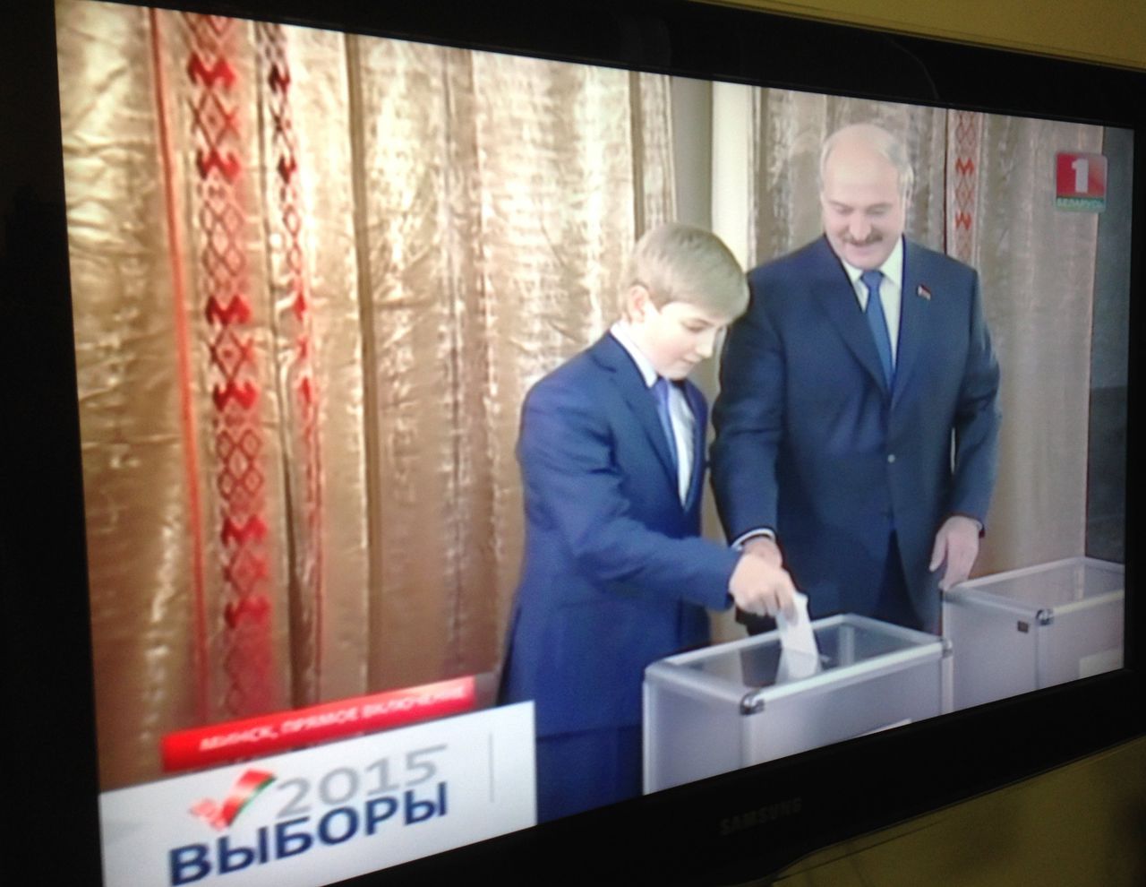 Лукашенко принял участие в голосовании