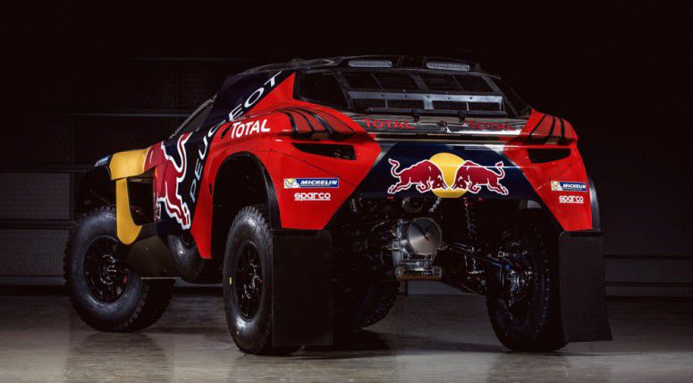 Peugeot показал обновленный болид для гонки Дакар-2016