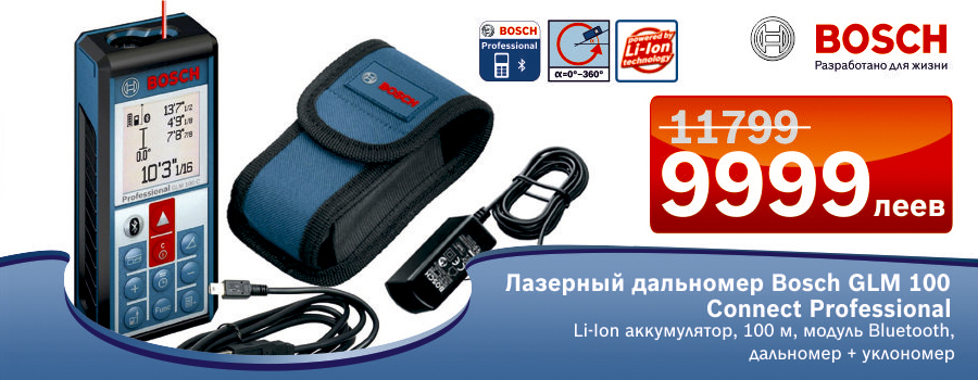 Лазерный дальномер Bosch – профессионалам от профессионалов
