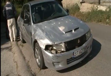 На Чеканах столкнулись два автомобиля