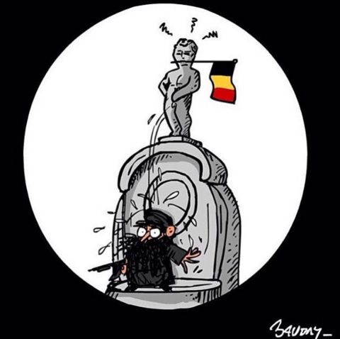 #JeSuisBrussels: интернет-пользователи поддержали жителей Брюсселя