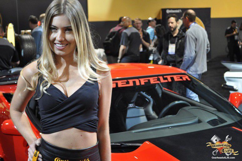 Девушки автосалона SEMA 2015 удивили своей распущенностью
