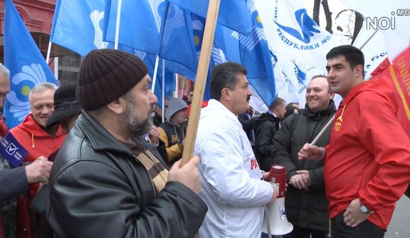 У миссии Евросоюза в Кишинёве прошел митинг