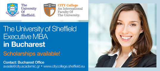 Стипендии для молдавских студентов по программе Sheffield Executive MBA, предлагаемой в Бухаресте