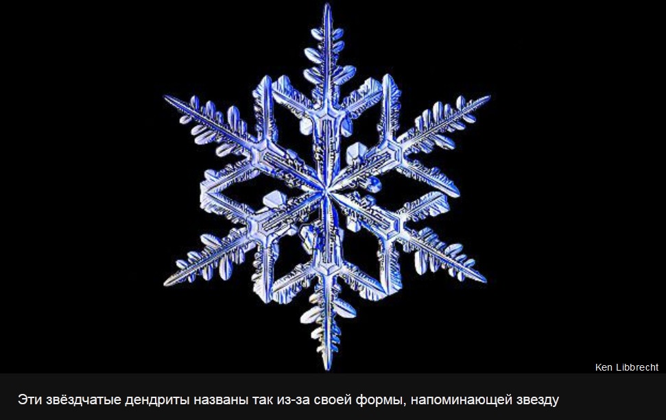 Неповторимые и чудесные: геометрия снежинок в фотографиях
