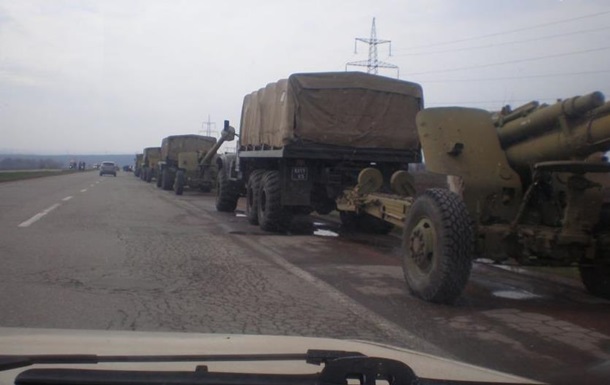 Под Донецком замечена военная техника