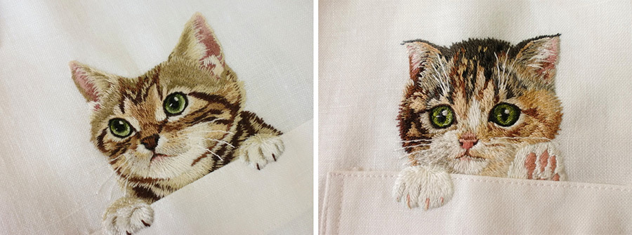 Японский дизайнер вышивает котиков на рубашках за 246 долларов