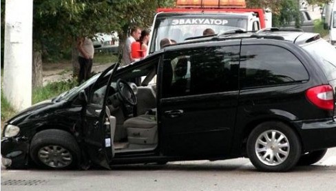 Авария с тремя автомобилями произошла в Тирасполе