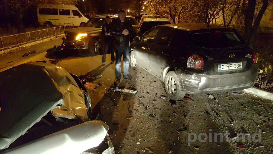 В Кишиневе водитель спас прохожих от наезда пьяного за рулем БМВ