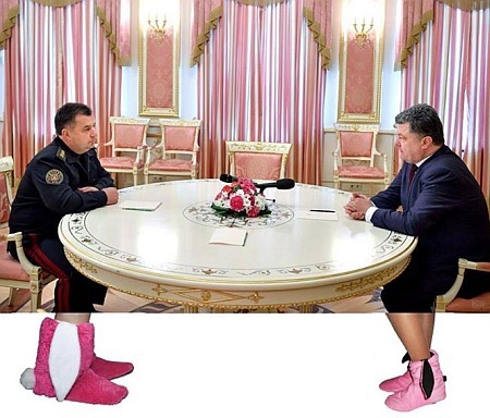 Домик Барби. "Фотожабы" на гламурный кабинет Порошенко