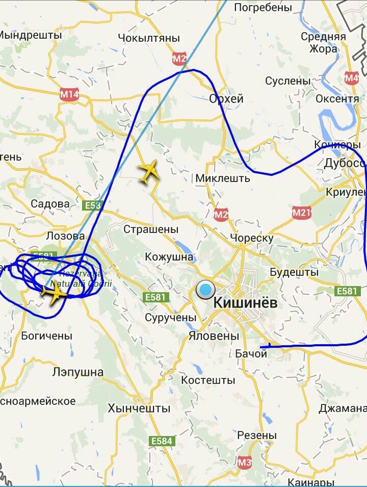 Самолет Air Moldova прервал полет из-за технических неполадок