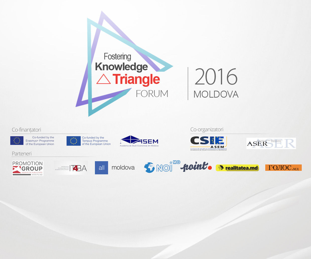 В Кишиневе открывается 2-й Международный Форум Triangle 2016