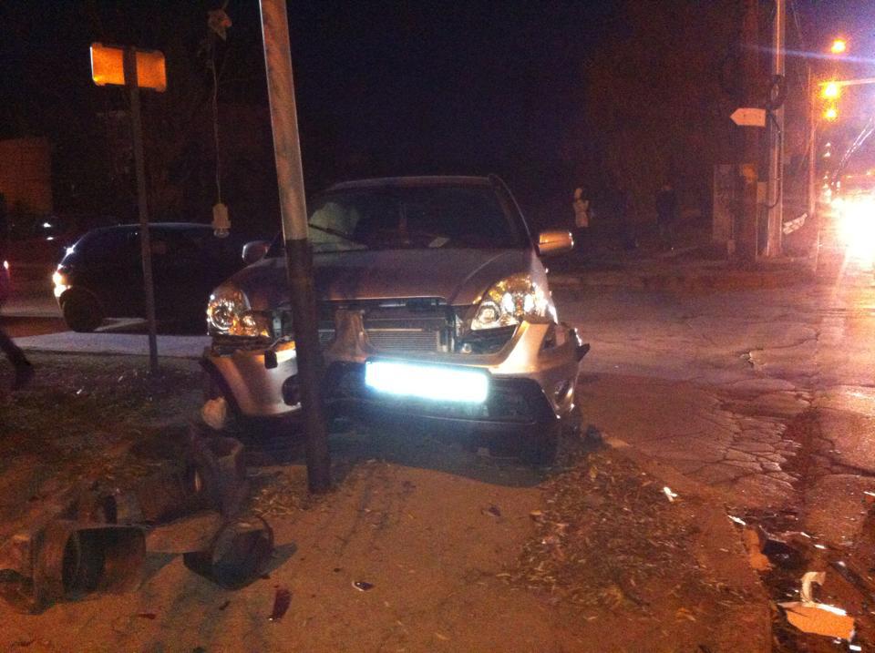 Патрульный автомобиль столкнулся с внедорожником на Хынчештском шоссе