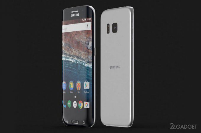 Samsung Galaxy S7 edge изогнули с трех сторон