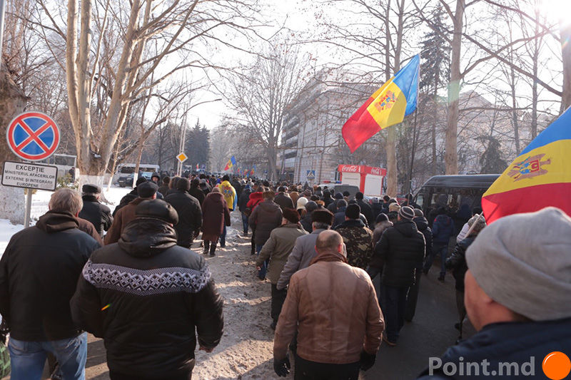 В четверг в Кишиневе продолжаются протесты против назначения правительства