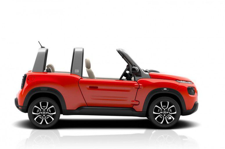 Citroen анонсировал стильный электрический кабриолет E-Mehari