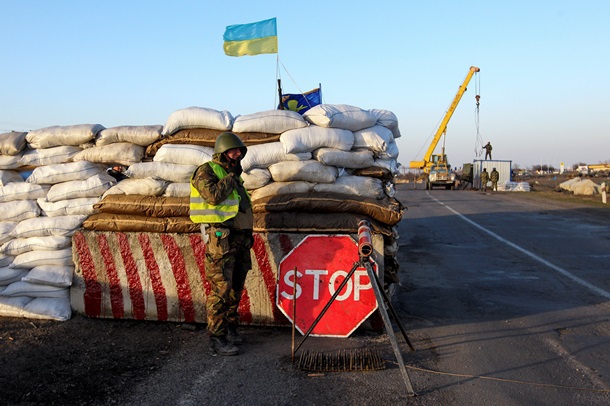 Украинская армия в действии. Фоторепортаж с блокпостов на границах с Крымом