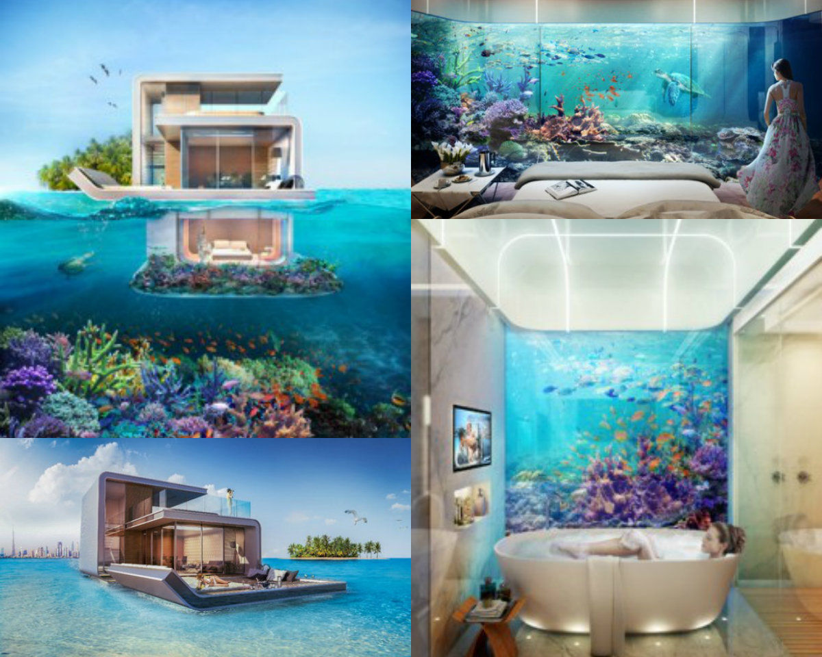 Noua modă a bogaților de la Dubai: Casele construite în ocean