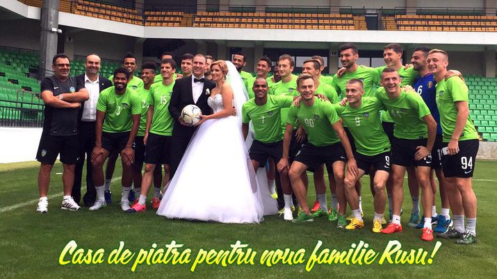 Nuntă la FC Zimbru: Portarul echipei a pus capăt burlăciei