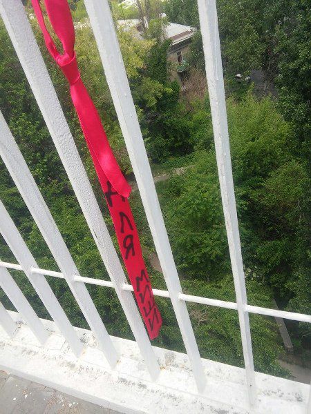 К приезду Саакашвили по Одессе развесили галстуки