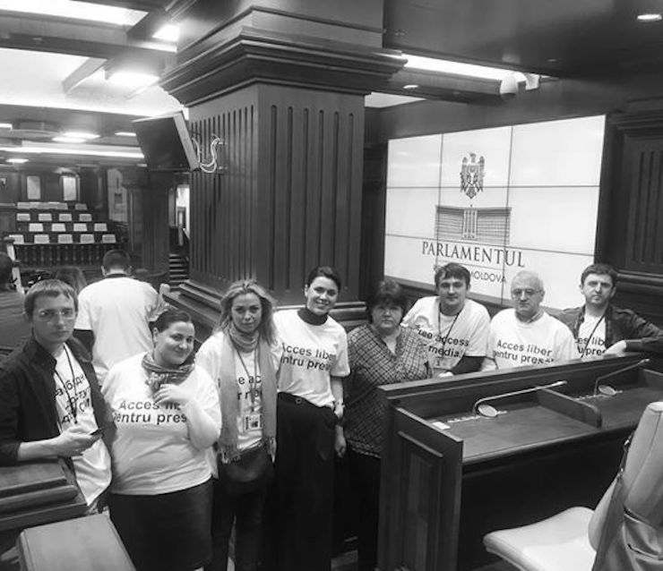 Natalia Morari a publicat o fotografie din sala de ședințe a Legislativului